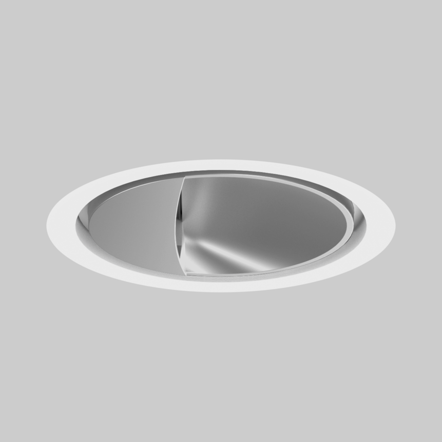 SASSO 100 round wallwasher trim soft acoustic ceiling