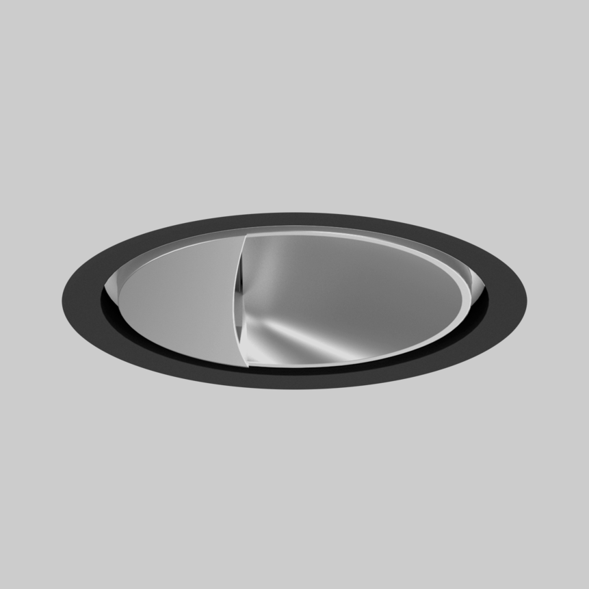 SASSO 100 round wallwasher trim soft acoustic ceiling