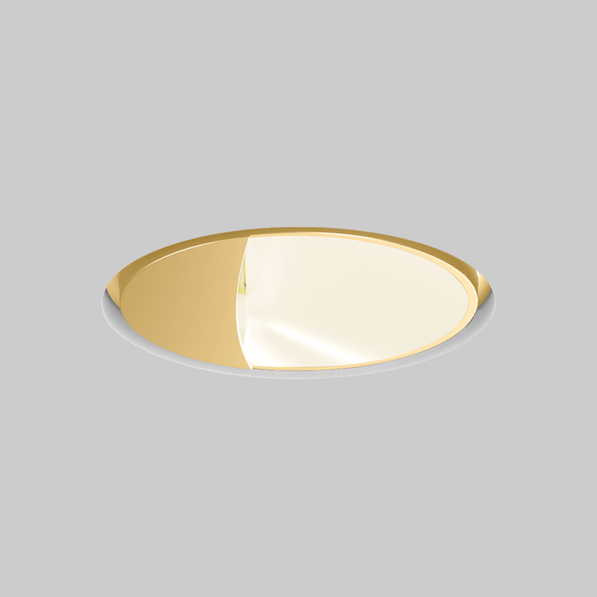 SASSO 100 round wallwasher trimless soft acoustic ceiling