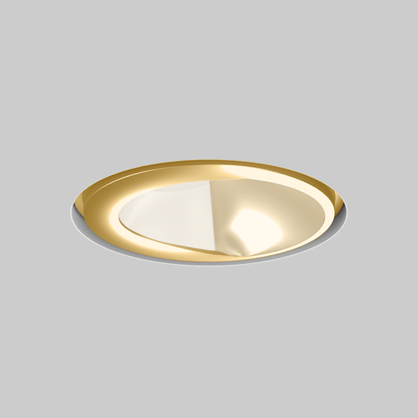 SASSO 100 round wallwasher/floor trimless soft acoustic ceiling