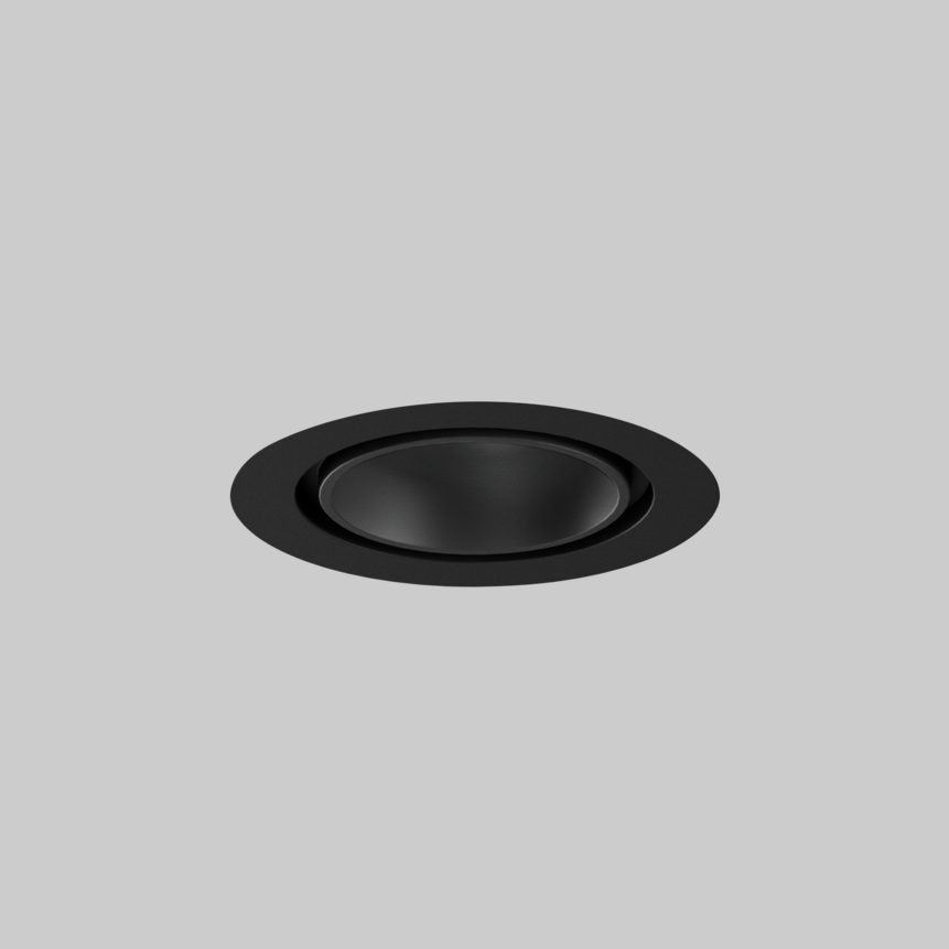 SASSO 40 round adjustable trim soft acoustic ceiling, SASSO 40 round downlight trim soft acoustic ceiling