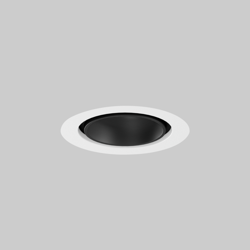 SASSO 40 round adjustable trim soft acoustic ceiling, SASSO 40 round downlight trim soft acoustic ceiling