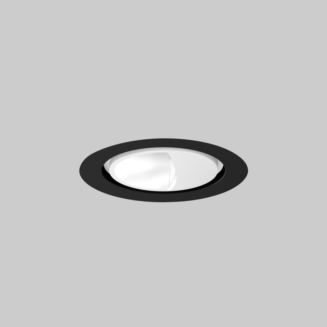 SASSO 40 round wallwasher trim soft acoustic ceiling