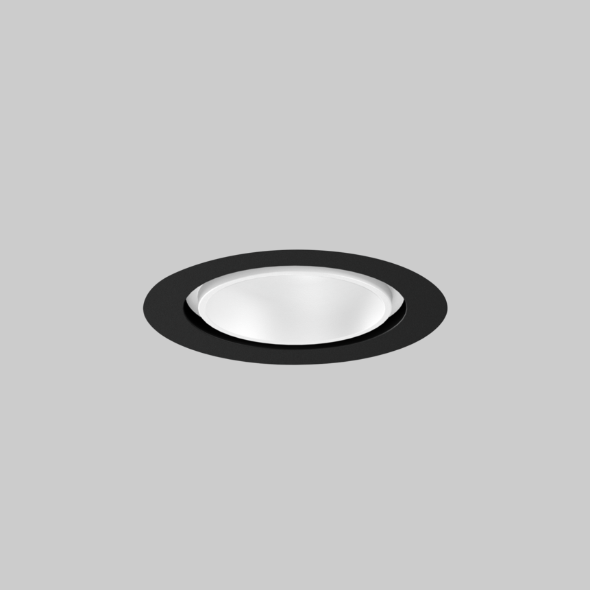 SASSO 40 round adjustable trim soft acoustic ceiling, SASSO 40 round downlight trim soft acoustic ceiling