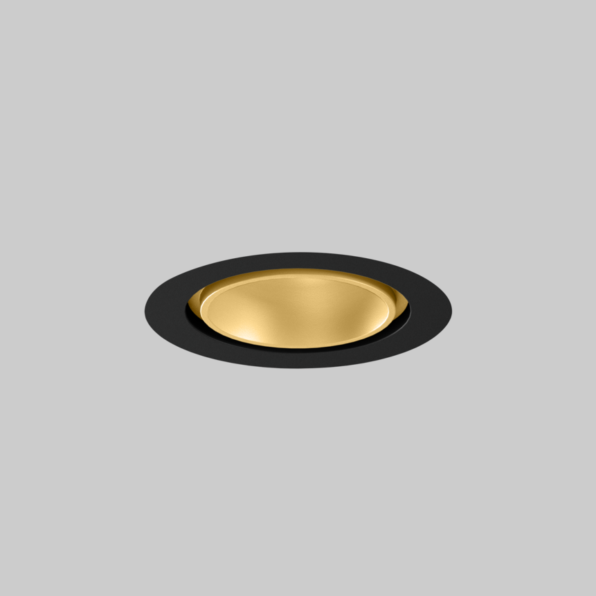 SASSO 40 round adjustable trim soft acoustic ceiling, SASSO 40 round downlight trim soft acoustic ceiling