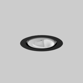SASSO 40 round wallwasher trim soft acoustic ceiling, SASSO 40 round wallwasher/floor trim soft acoustic ceiling