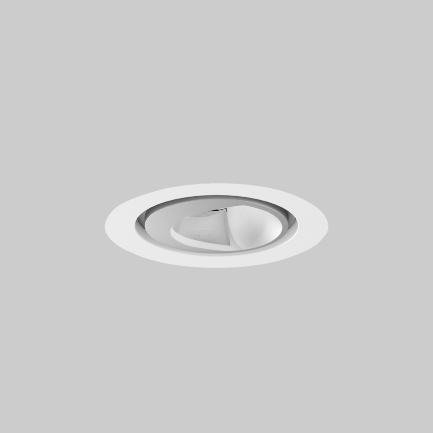 SASSO 40 round wallwasher trim soft acoustic ceiling, SASSO 40 round wallwasher/floor trim soft acoustic ceiling