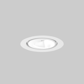 SASSO 40 round wallwasher/floor trim soft acoustic ceiling