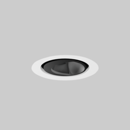 SASSO 40 round wallwasher/floor trim soft acoustic ceiling