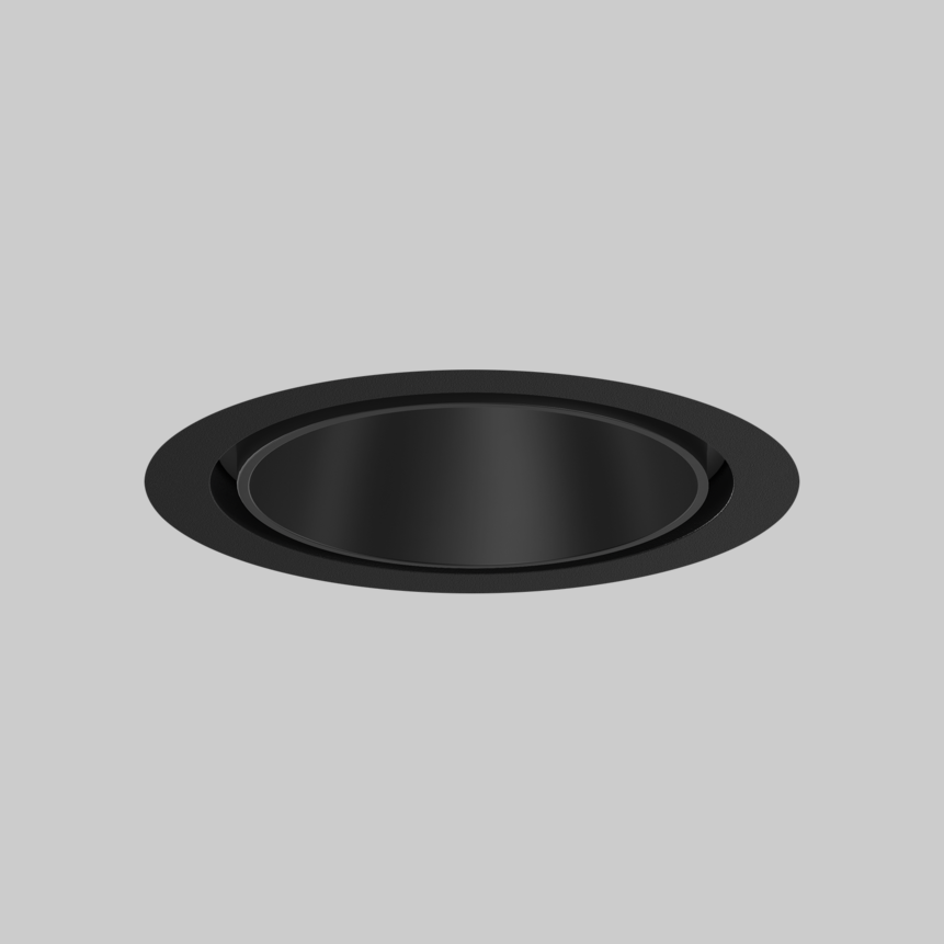 SASSO 60 round downlight trim soft acoustic ceiling