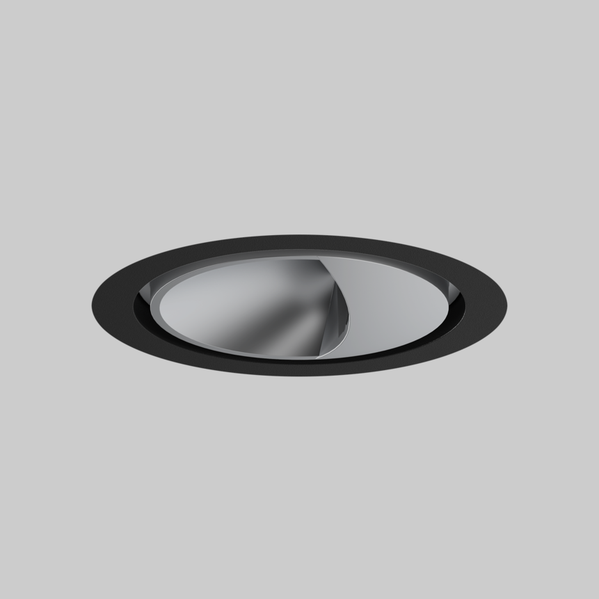 SASSO 60 round wallwasher trim soft acoustic ceiling