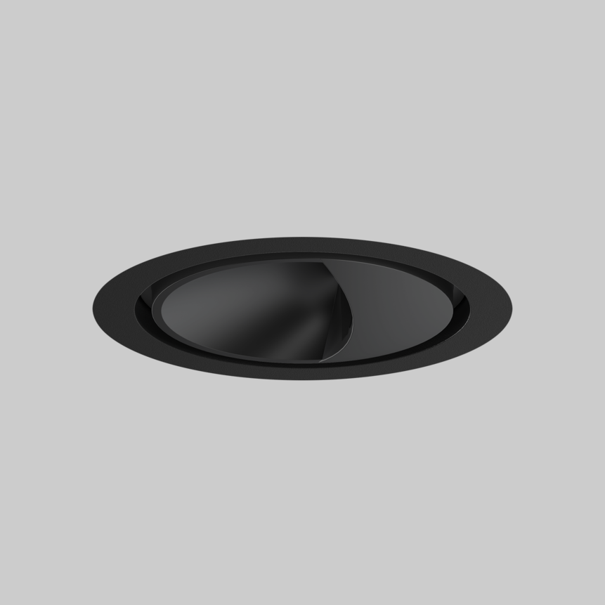 SASSO 60 round wallwasher trim soft acoustic ceiling