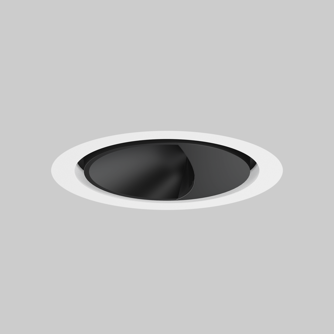 SASSO 60 round wallwasher trim soft acoustic ceiling