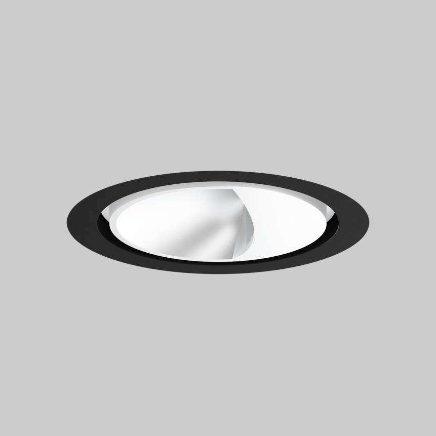 SASSO 60 round wallwasher trim soft acoustic ceiling