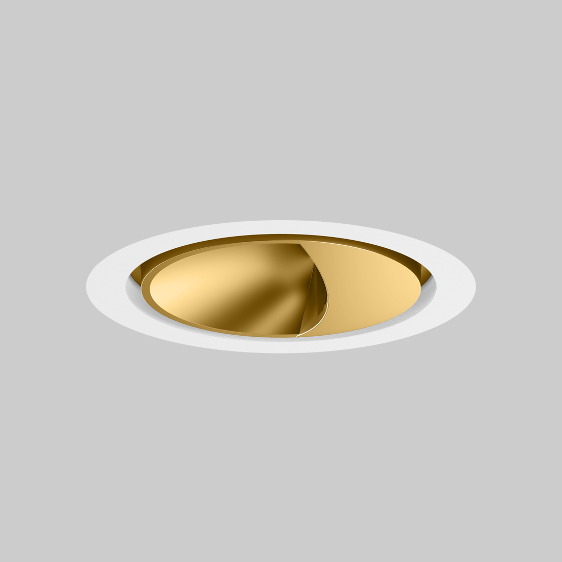 SASSO 60 round wallwasher trim soft acoustic ceiling