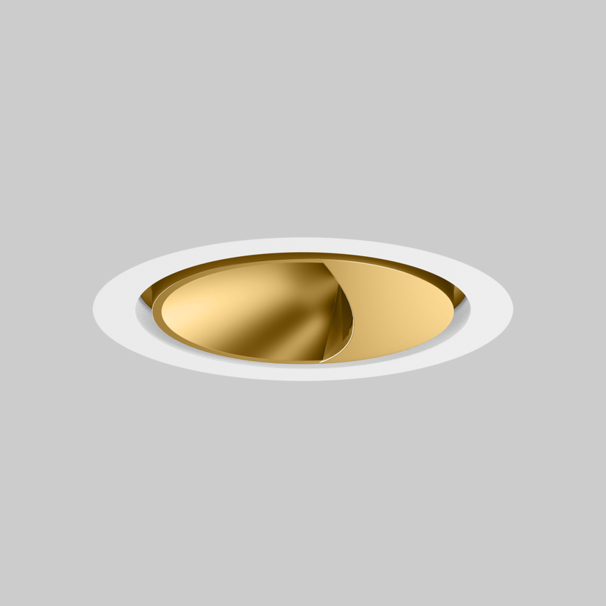 SASSO 60 round wallwasher trim soft acoustic ceiling