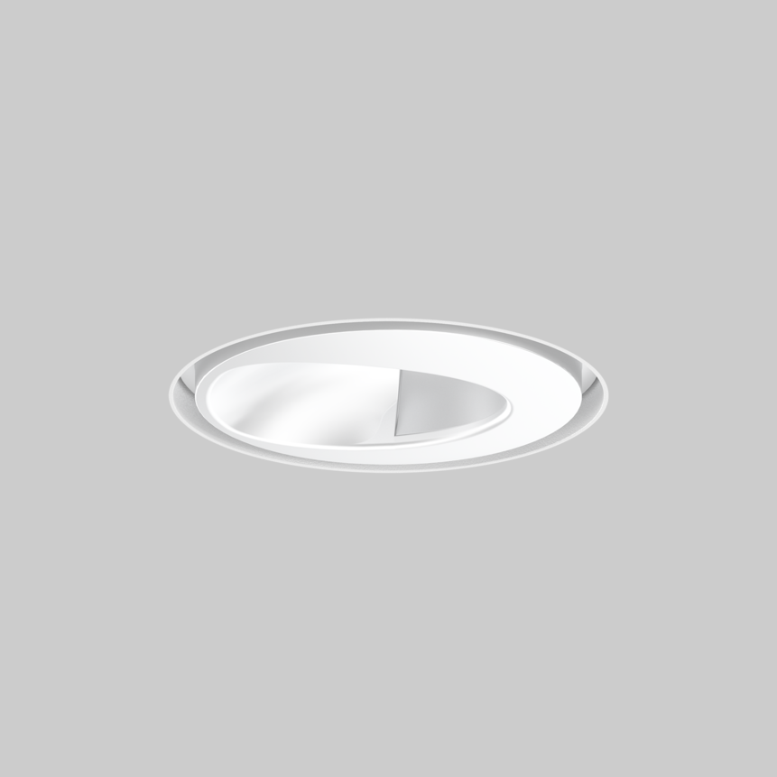 SASSO 60 round wallwasher/floor trimless soft acoustic ceiling