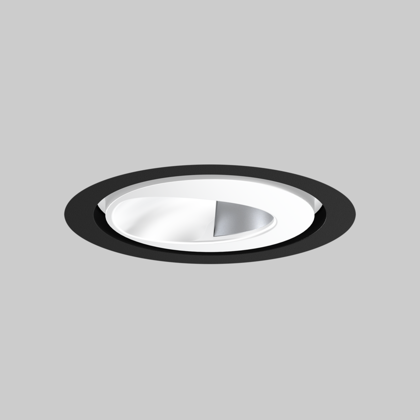 SASSO 60 round wallwasher/floor trim soft acoustic ceiling