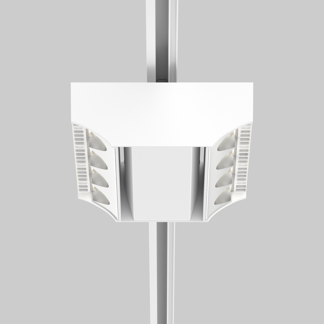 SQUADRO 2 × 4 lamps wallwasher track