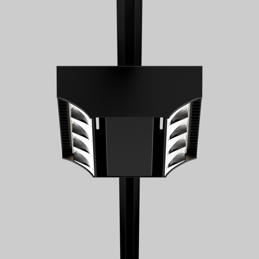 SQUADRO 2 × 4 lamps wallwasher track
