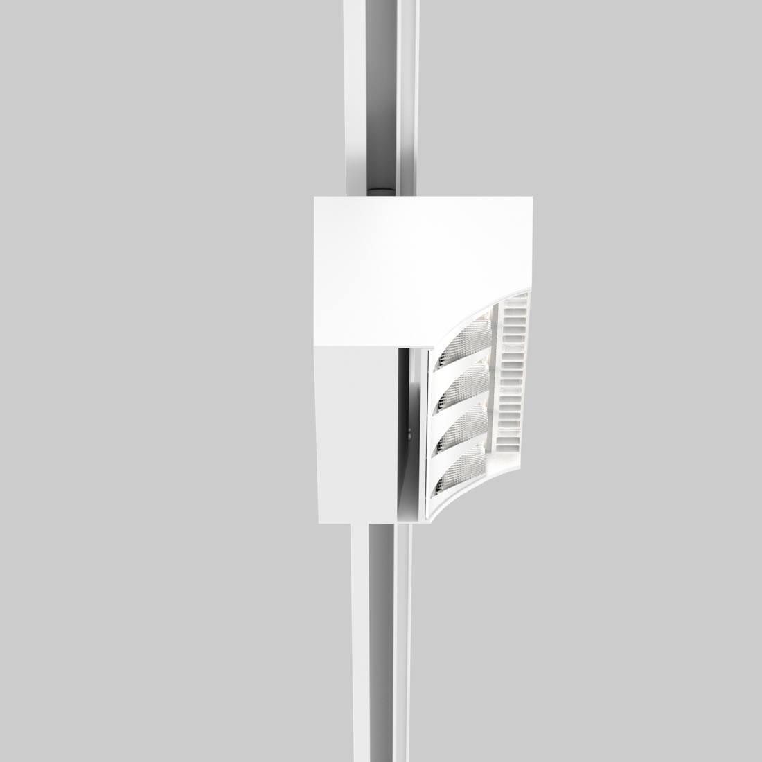 SQUADRO 1 × 4 lamps wallwasher track