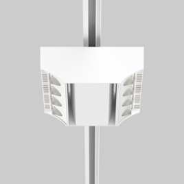 SQUADRO 2 × 4 lamps wallwasher track