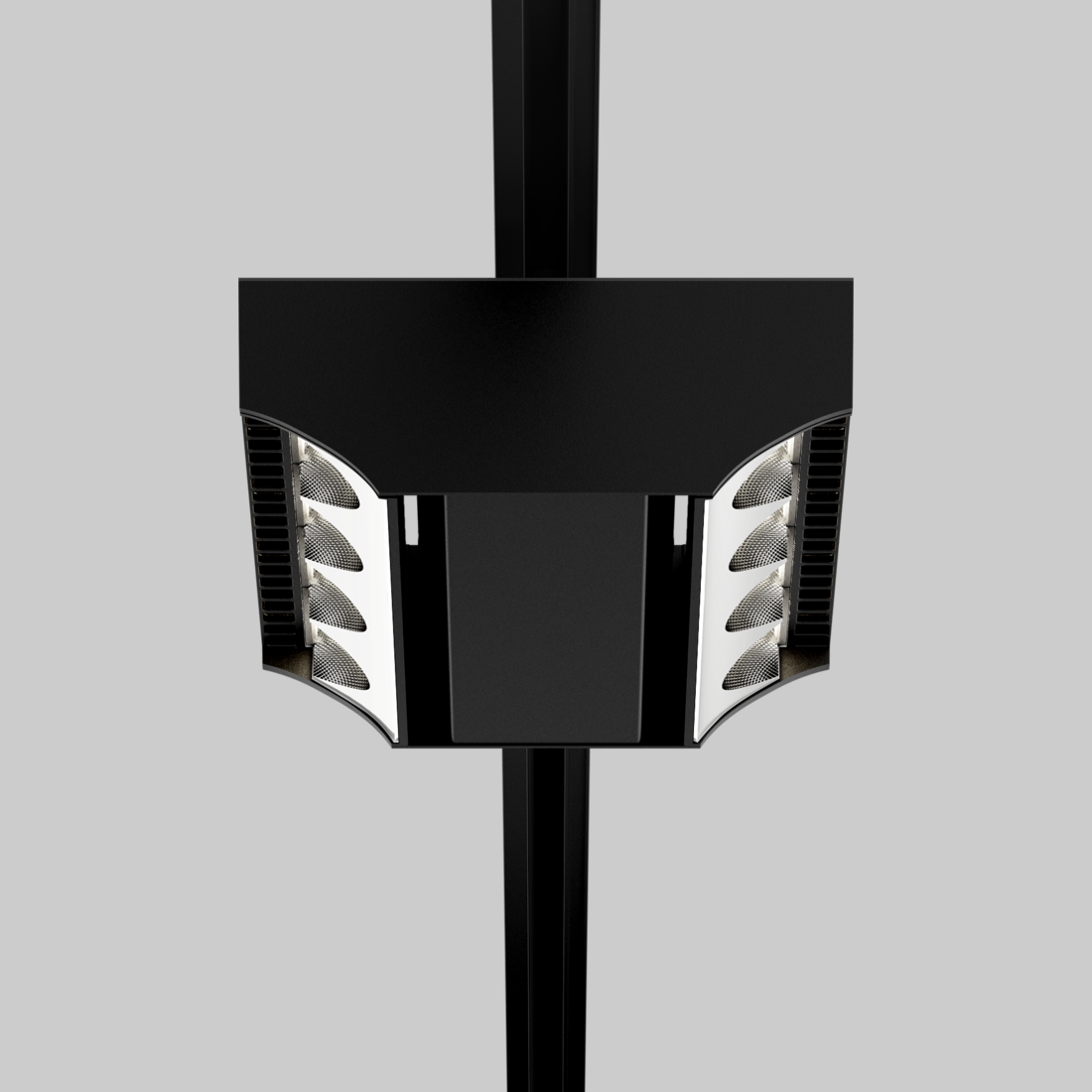 SQUADRO 2 × 4 lamps wallwasher track
