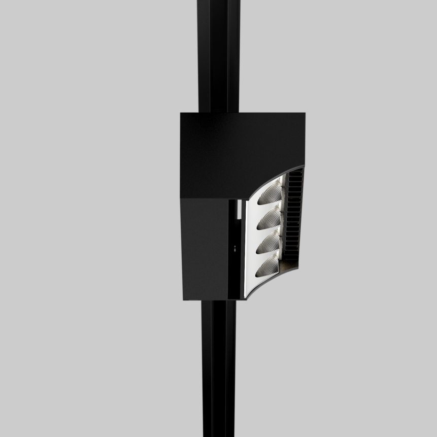SQUADRO 1 × 4 lamps wallwasher track