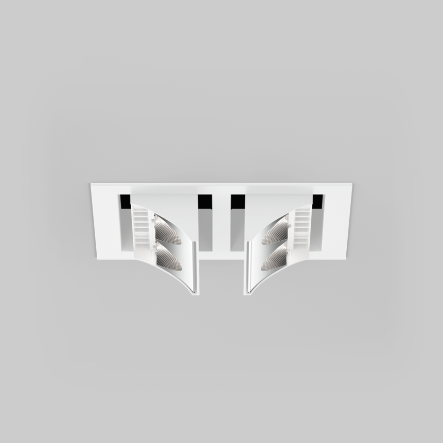 SQUADRO double-sided wallwasher trim