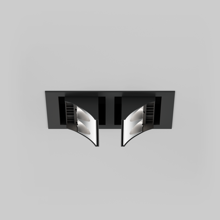 SQUADRO double-sided wallwasher trim