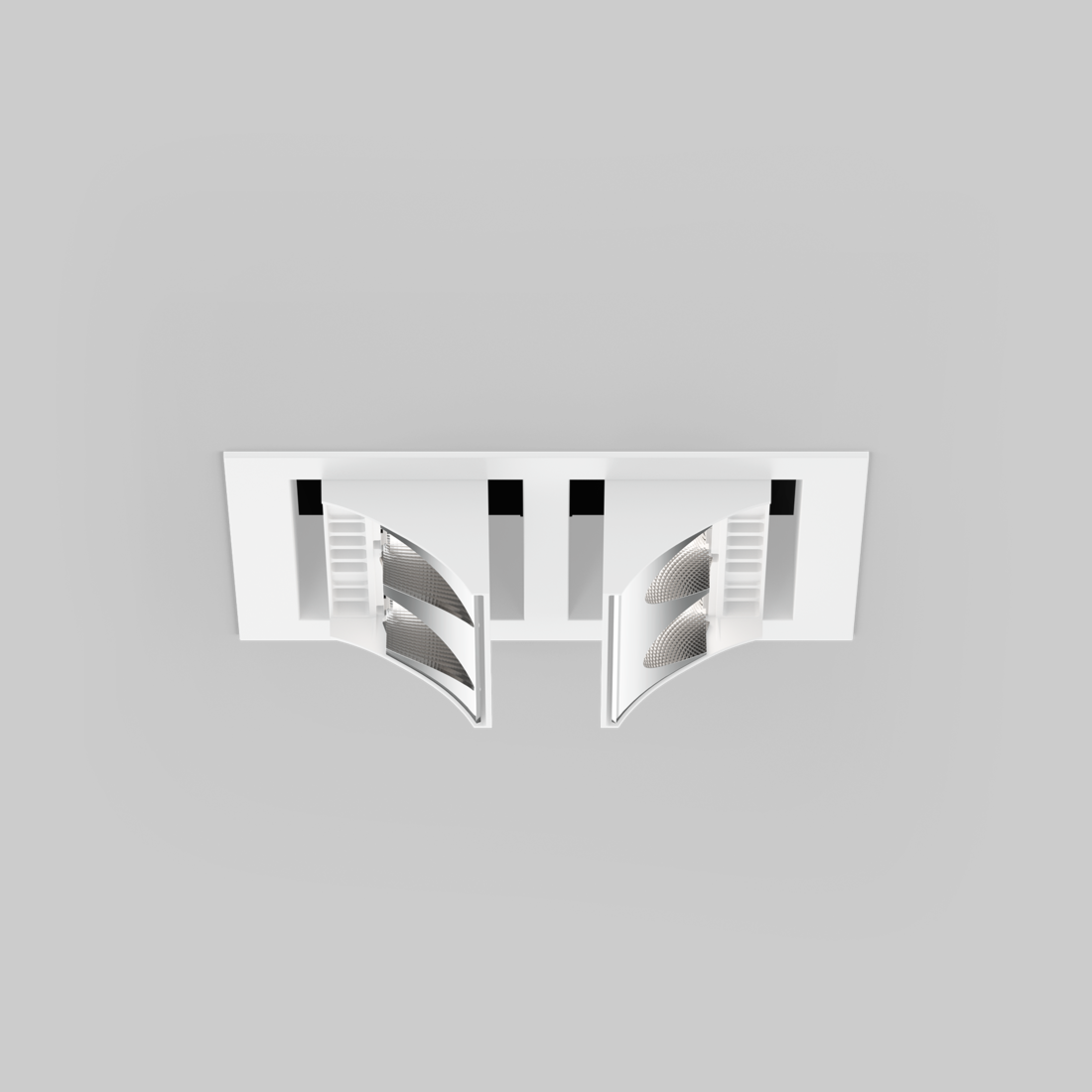 SQUADRO double-sided wallwasher trim