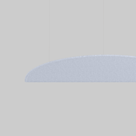 TASK ACOUSTIC 1200 half round suspended