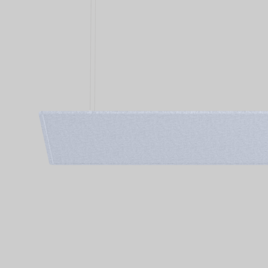 TASK ACOUSTIC 1200 half square suspended