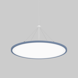 TASK 600 round direct / indirect power suspended, TASK 600 round direct suspended