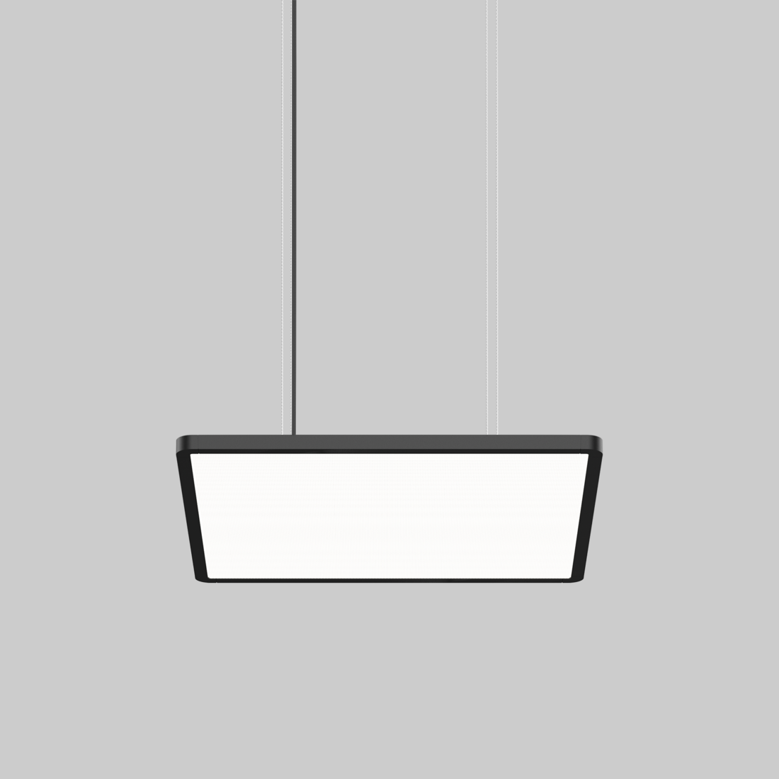 TASK 450 square direct / indirect power suspended, TASK 450 square direct suspended