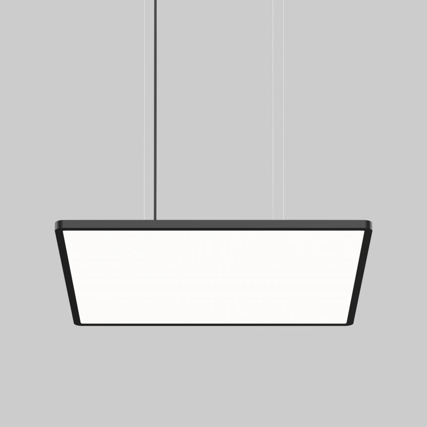 TASK 600 square direct suspended, TASK 600 square direct / indirect power suspended