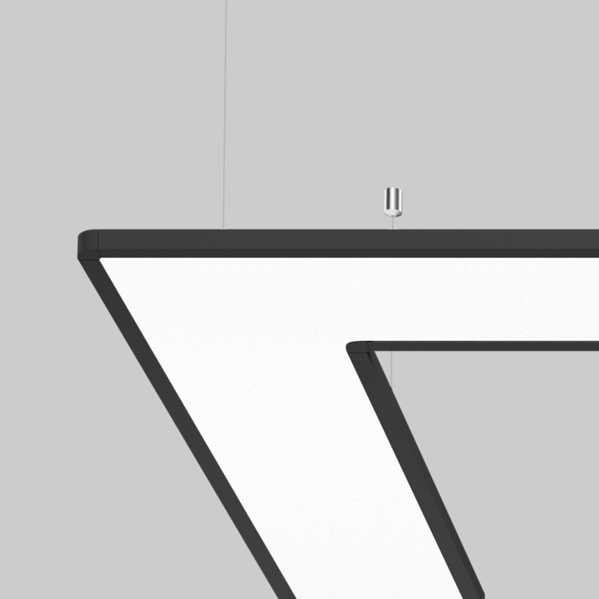 TASK S corner direct / indirect soft suspended system, TASK S corner direct suspended system, TASK S corner direct / indirect power suspended system