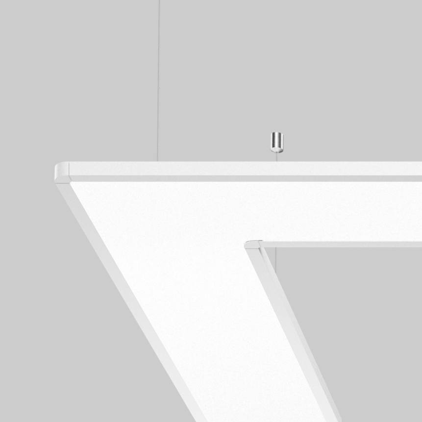 TASK S corner direct / indirect soft suspended system, TASK S corner direct / indirect power suspended system