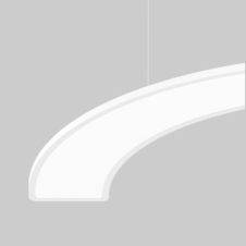 TASK S curve direct / indirect power suspended system, TASK S curve direct suspended system