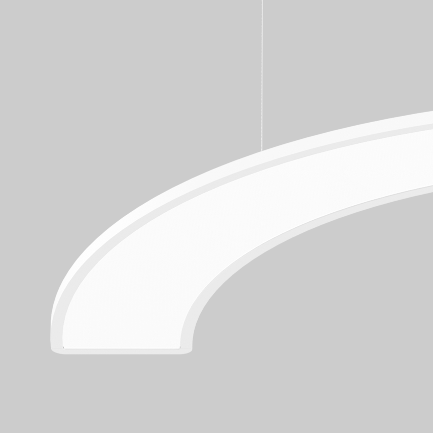 TASK S curve direct / indirect power suspended system, TASK S curve direct suspended system