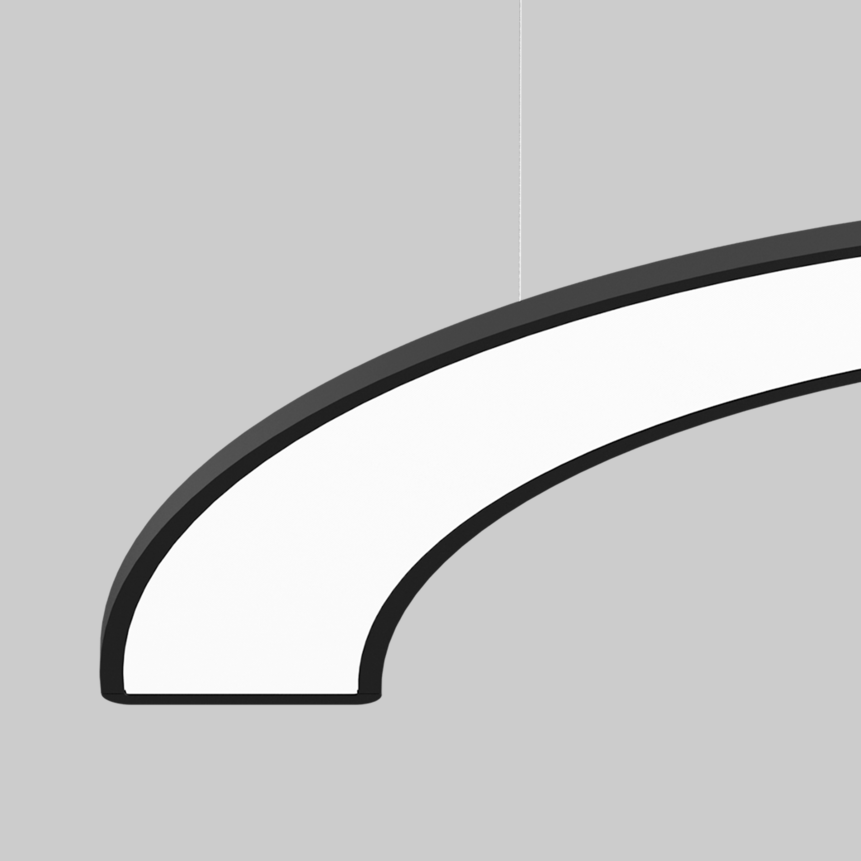 TASK S curve direct / indirect power suspended system, TASK S curve direct suspended system