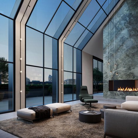 Visualisation contemporary loft