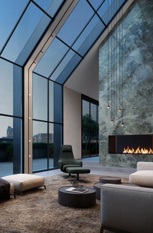 Visualisation contemporary loft