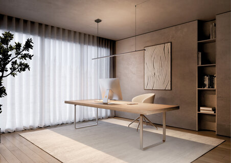 Visualisation bright home office