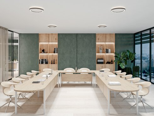 Visualisation contemporary meeting room