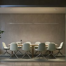Visualisation minimalist meeting room