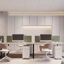 Visualisation minimalist open office