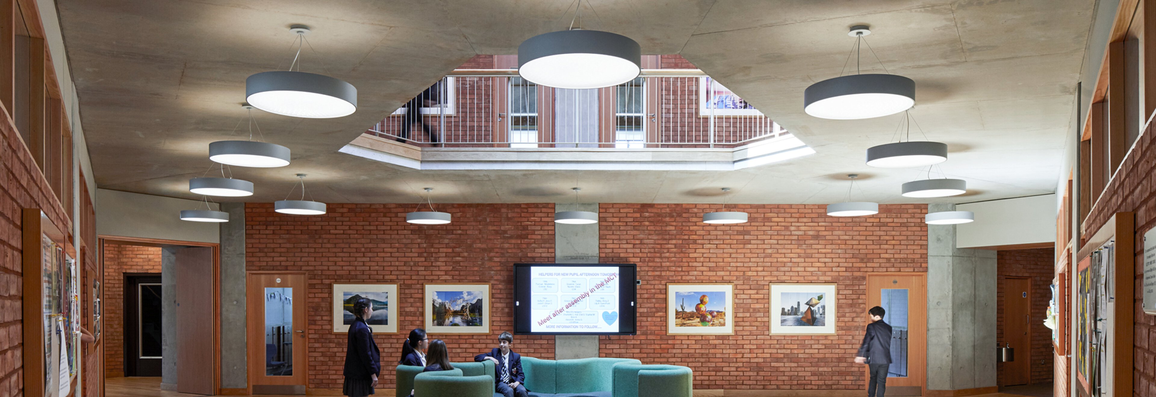 Corridor and staircase lighting for educational institutions | XAL