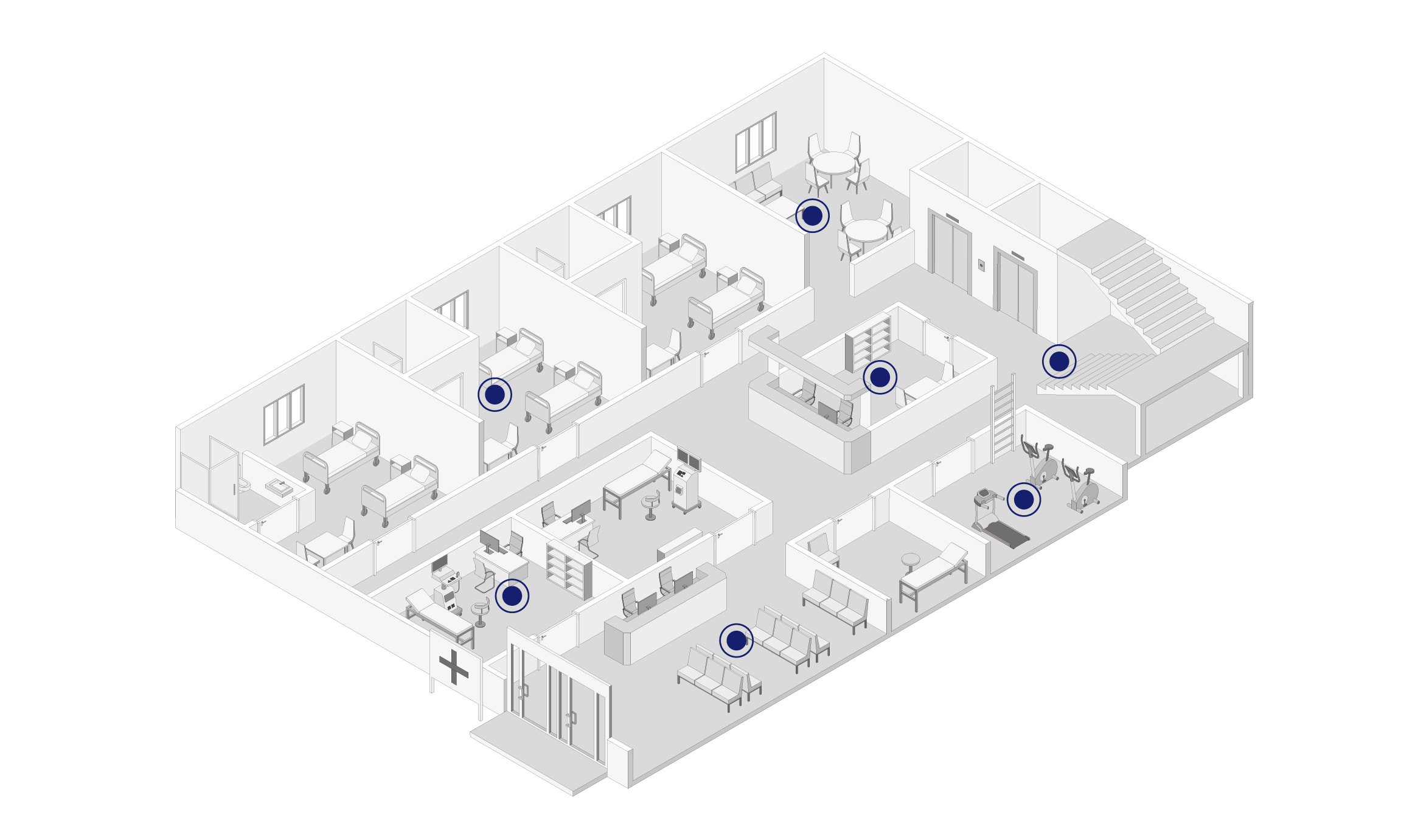 Sicheres Krankenhaus - Künstliche Beleuchtung