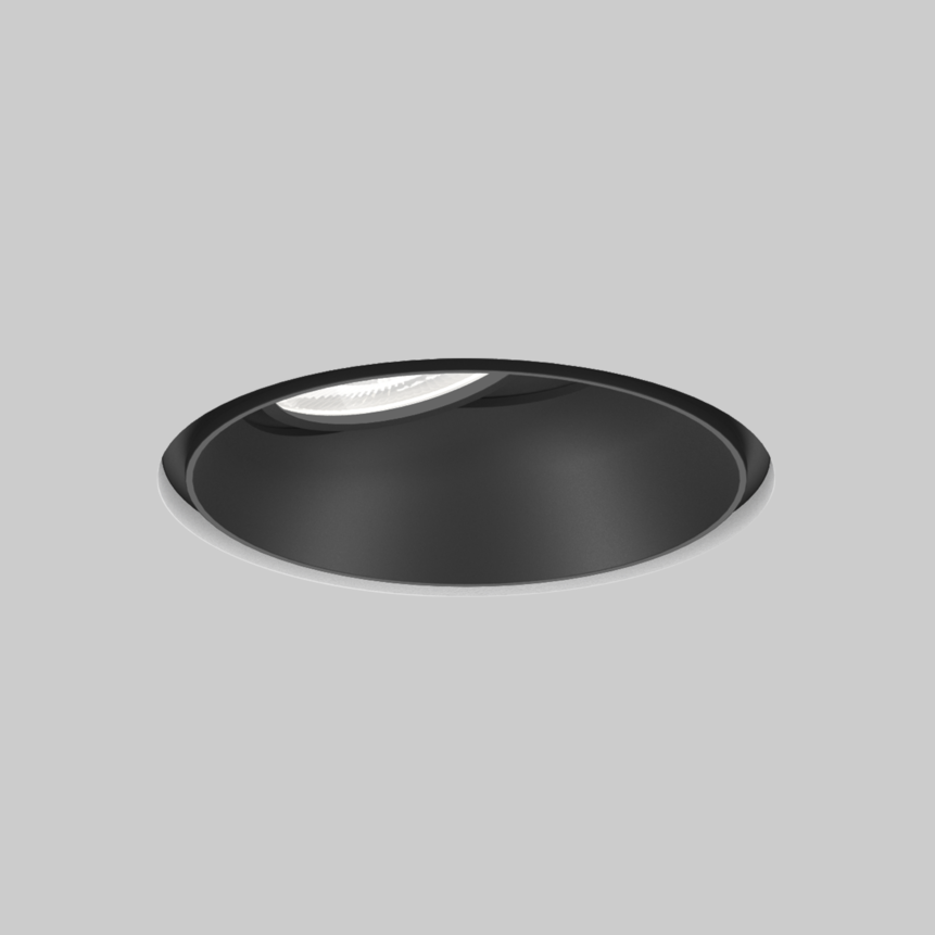 SASSO 100 round adjustable trimless;SASSO 100 round adjustable trimless exposed concrete;SASSO 100 round adjustable trimless concrete;SASSO 100 round adjustable trimless soft acoustic ceiling